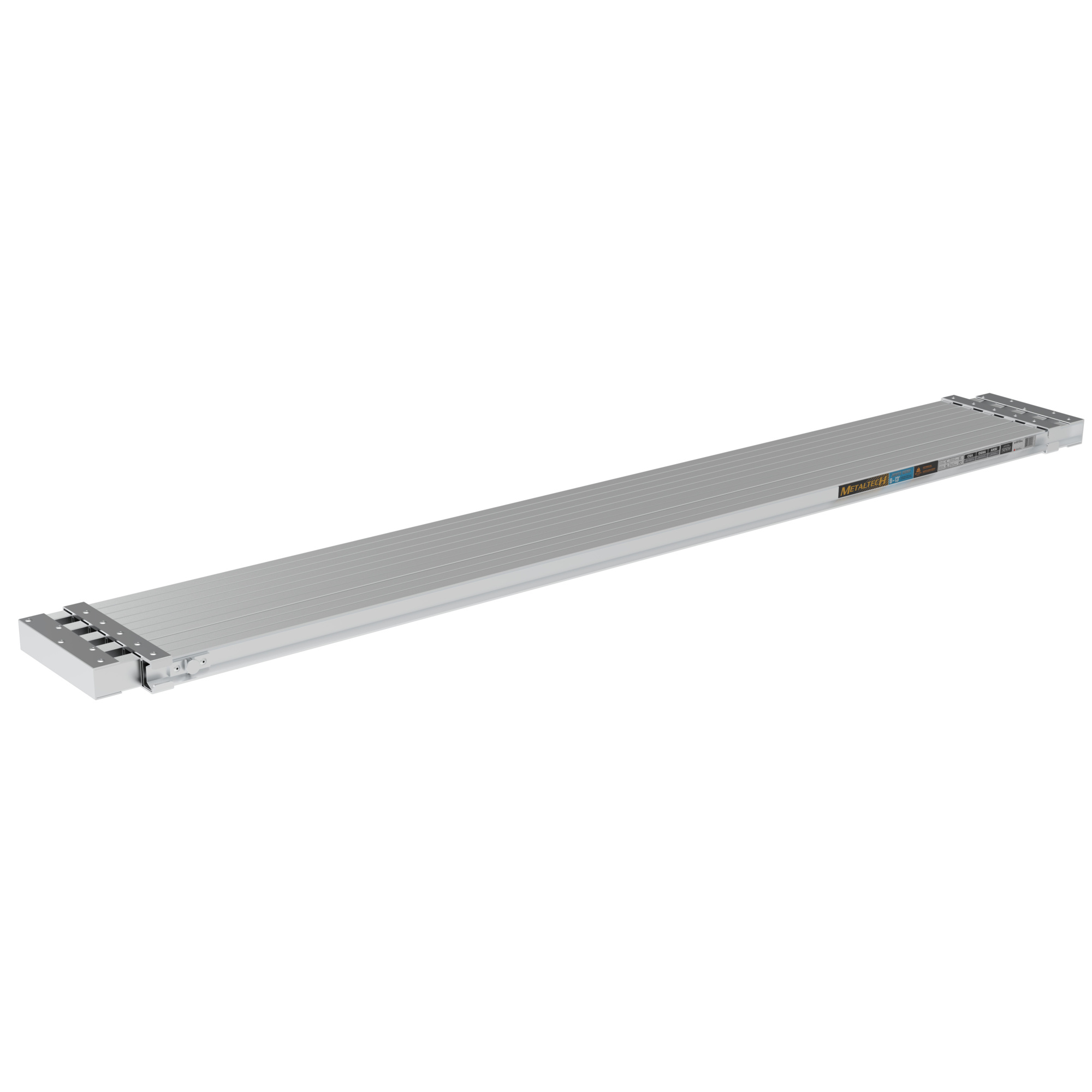 Metaltech Telescoping Work Plank, 8ft.L-13ft.L, Model# M-PEP7100AL
